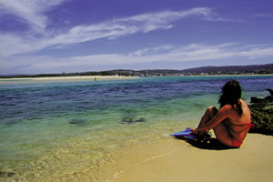 Bar Beach at Merimbula